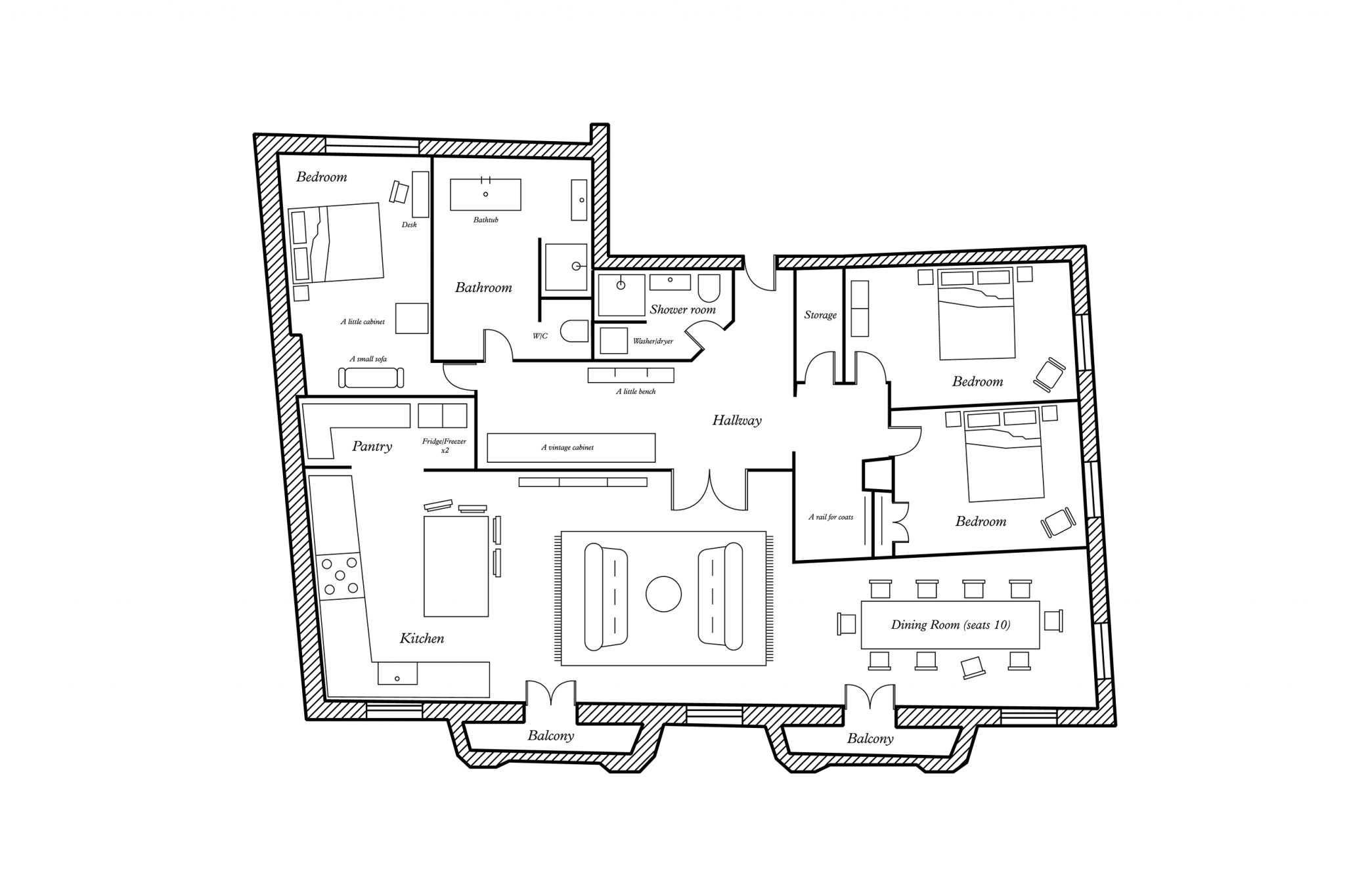 Floorplan Studio Apartment